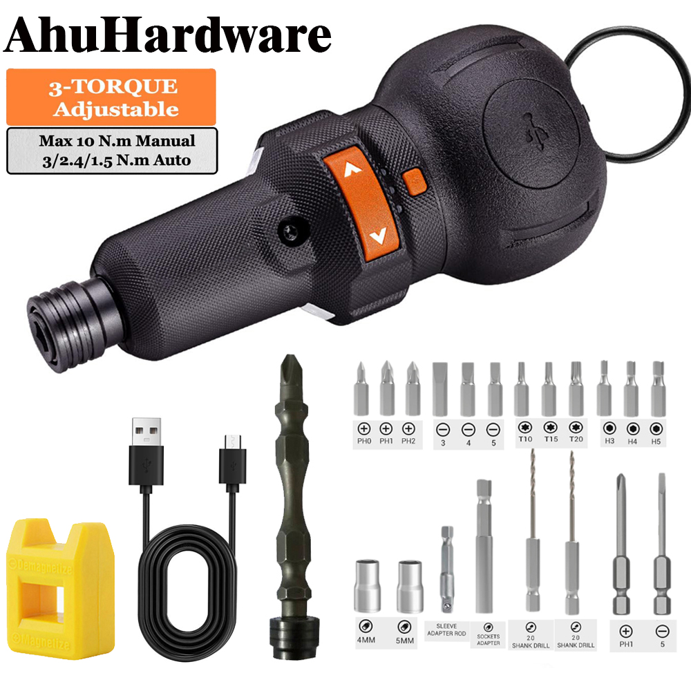 Electric Screwdriver Rechargeable Usb - コードレス電動ドライバー充電式 800mah リチウム電池ミニドリル 3.6V 電動工具セット家庭用メンテナンス修理