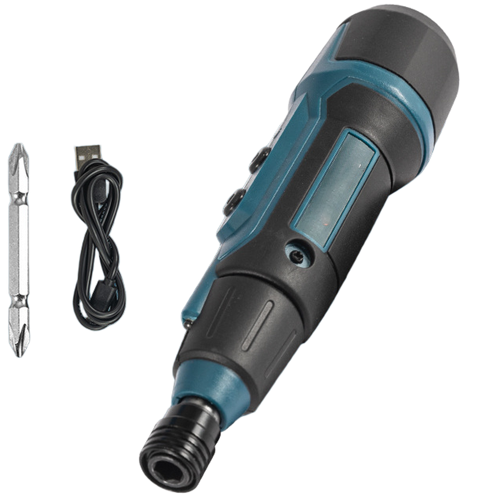 Electric Screwdriver Rechargeable Usb - 3.6V コードレス電動ドライバー。内蔵LED作業灯、USB充電式、クイックリリースチャック付き。インパクトドライバー用。