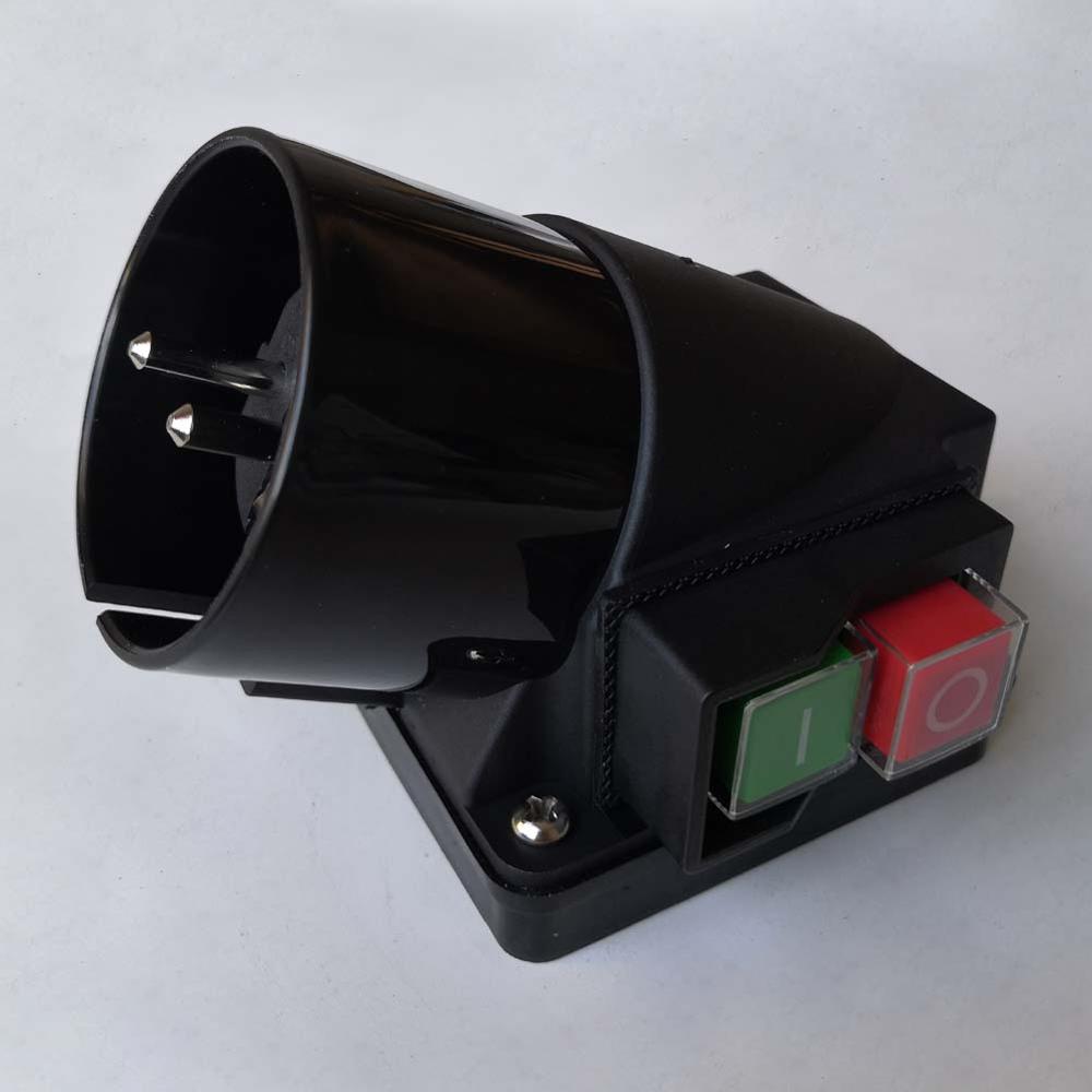 Power Tools - KEDU KOA5L ヨーロッパプラグ付き押しボタンスイッチ産業用工作機械停電および不足電圧付き電磁スイッチ