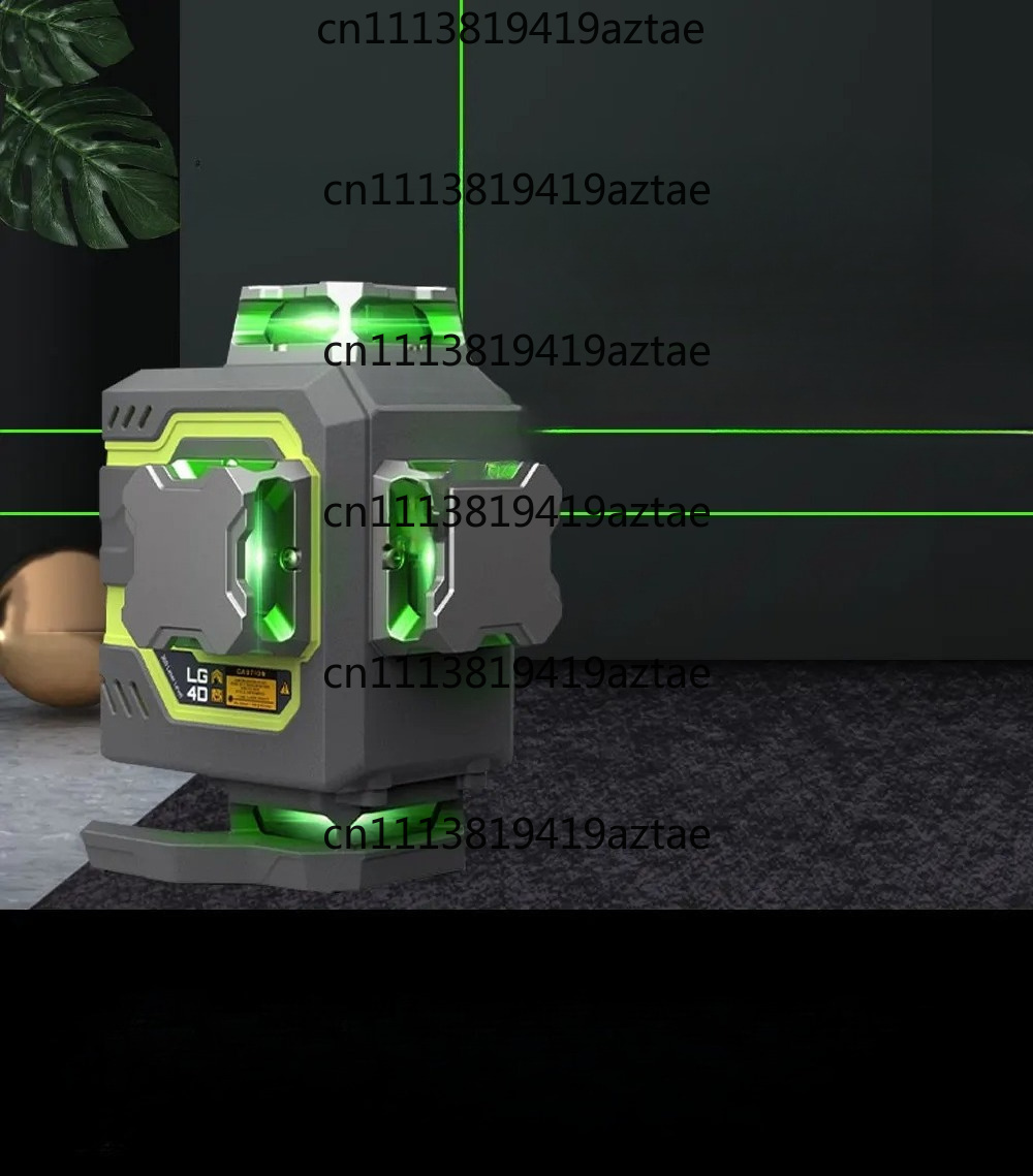 16ラインレーザーレベル 360°自動水平調整 4x360  - Laser Level 16 Lines 4D Green のレビューと価格