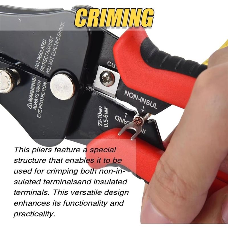 VELIF製：長さ調整可能な自動ワイヤーストリッパー、圧着工 - Automatic Wire Stripper Cutter のレビューと価格