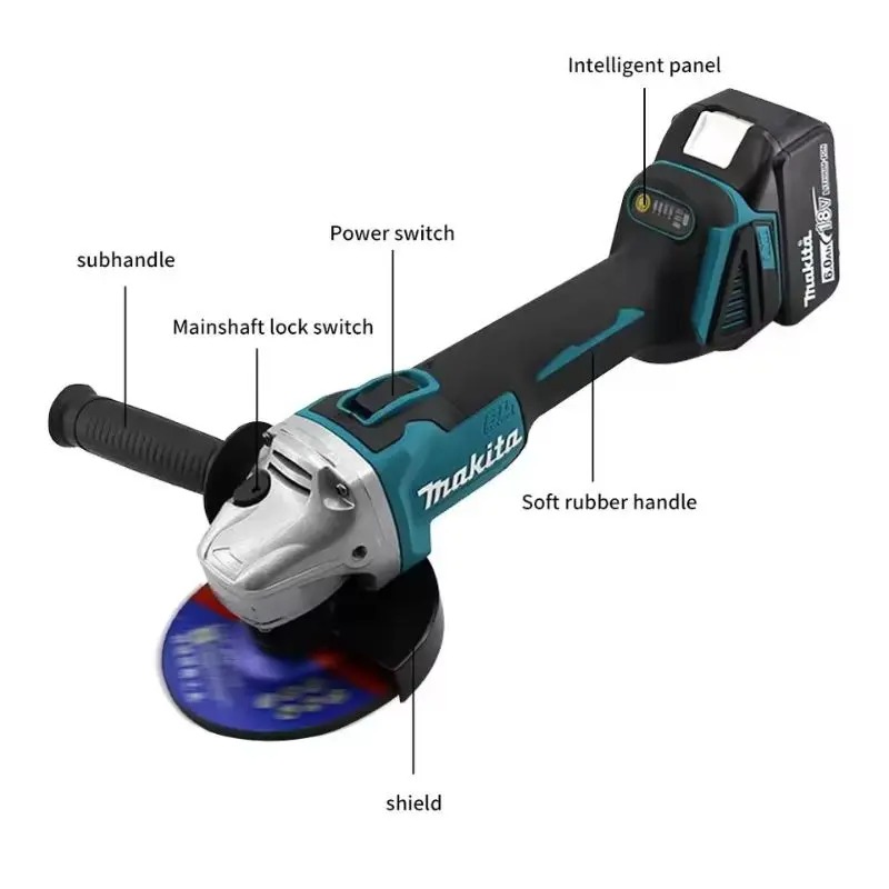 マキタ DGA404 4段階速度調整式 ブラシレス アングル - Brushless Angle Grinder Battery Powered のレビューと価格