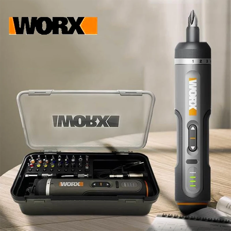 WORX WX242 4V 電動ドライバーセット。スマートコ - Electric Screwdriver Rechargeable Usb のレビューと価格