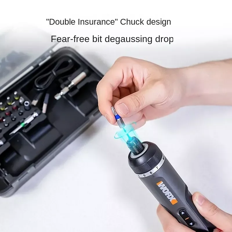 WORX WX242 4V 電動ドライバーセット。スマートコ - Electric Screwdriver Rechargeable Usb のレビューと価格
