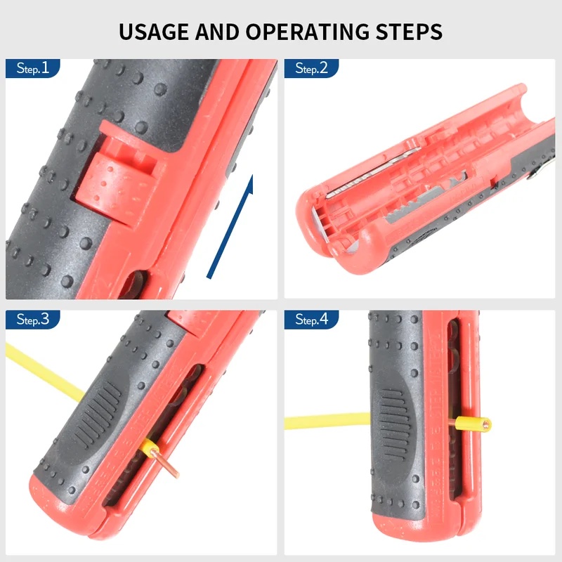 多機能ワイヤーストリッパー兼カッター。滑り止めグリップ付きの - Automatic Wire Stripper Cutter のレビューと価格