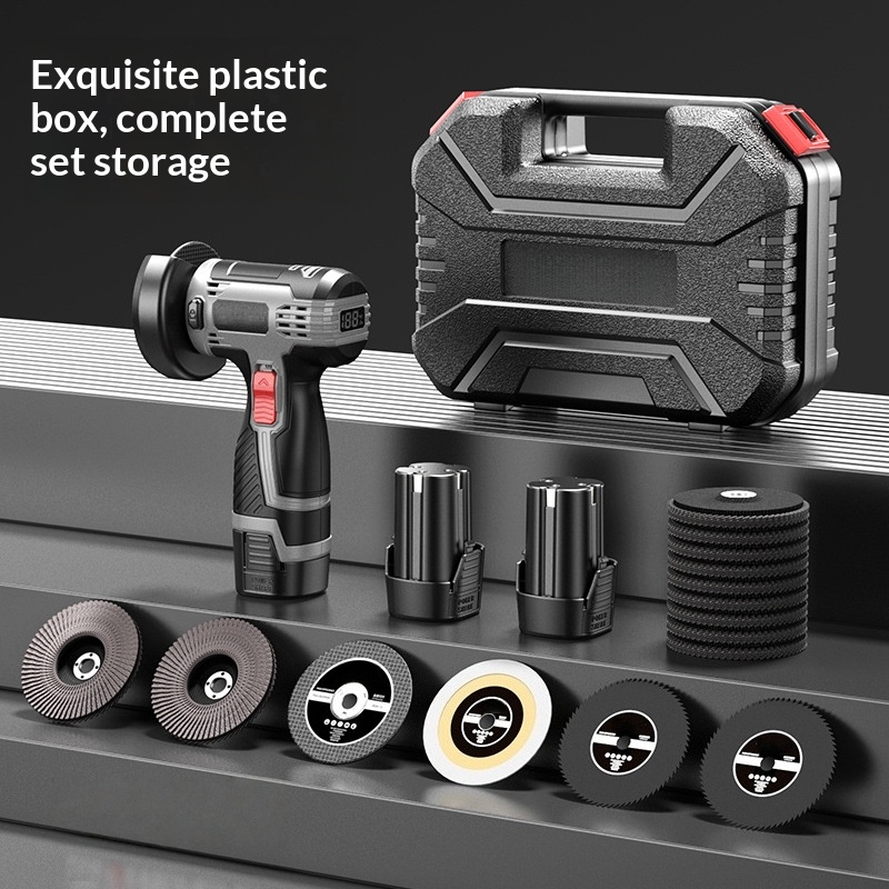 ミニアングルグラインダー電動工具リチウム電池グラインダーグラ - Brushless Angle Grinder Battery Powered のレビューと価格