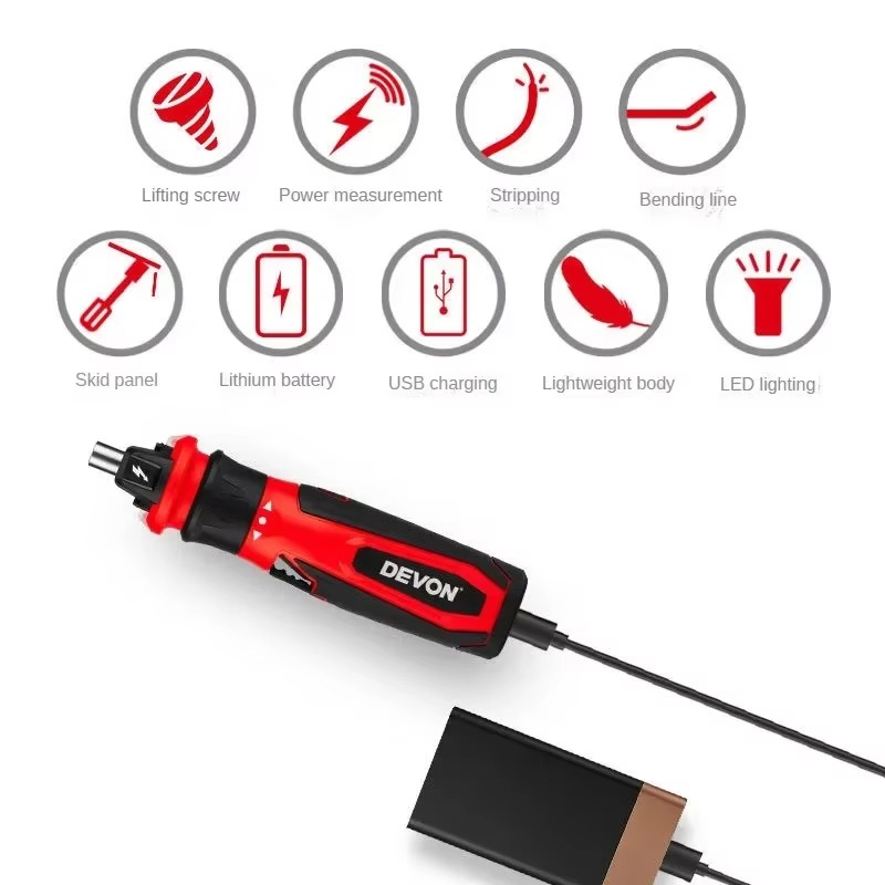 4V ミニ電動ドライバーセット。スマートコードレス電動ドライ - Electric Screwdriver Rechargeable Usb のレビューと価格