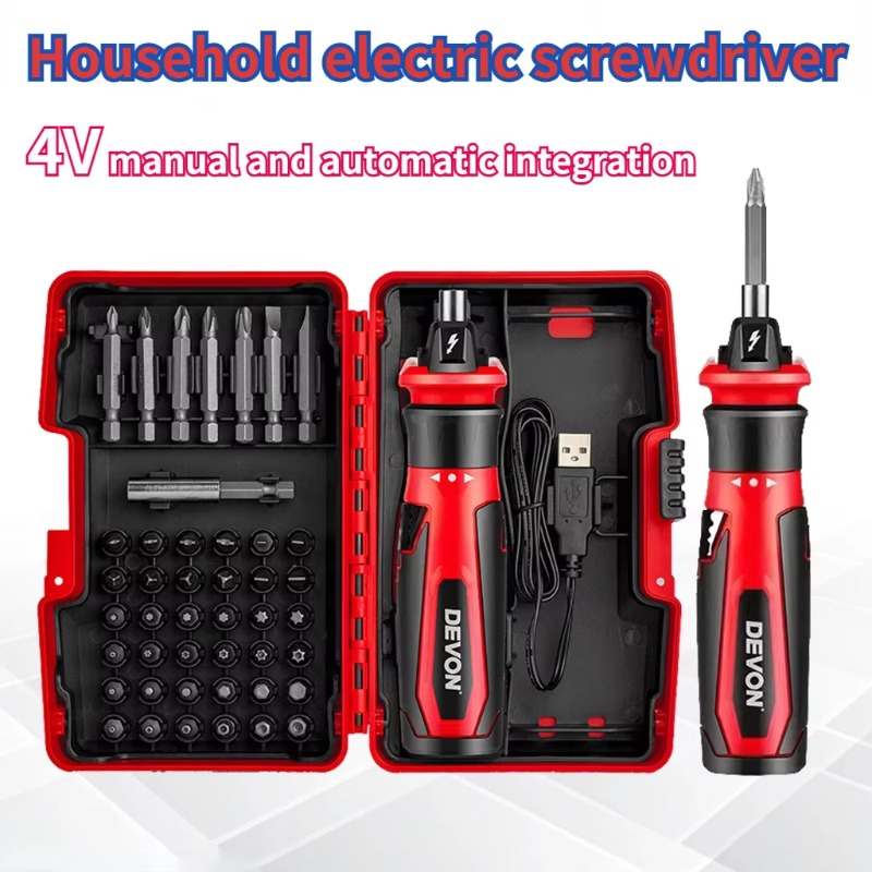 4V ミニ電動ドライバーセット。スマートコードレス電動ドライ - Electric Screwdriver Rechargeable Usb のレビューと価格