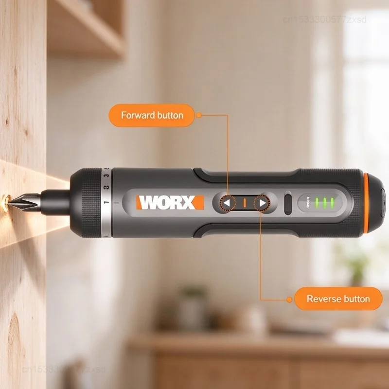Worx 4V 電気ドライバーセット WX242 スマートコ - Electric Screwdriver Rechargeable Usb のレビューと価格