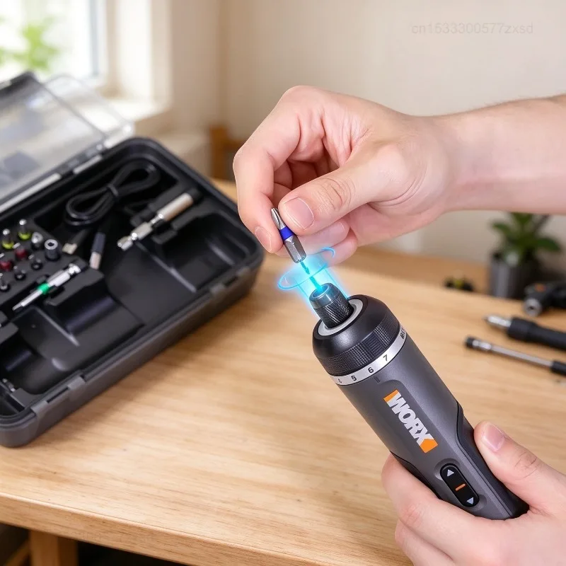 Worx 4V 電気ドライバーセット WX242 スマートコ - Electric Screwdriver Rechargeable Usb のレビューと価格