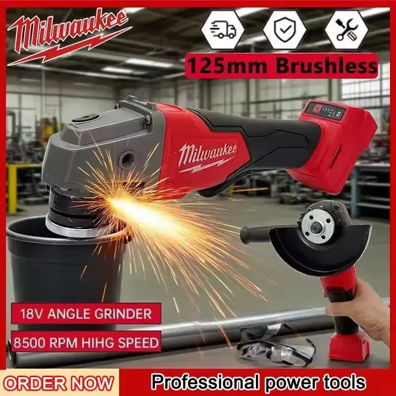 新品・正規品 ミルウォーキー 125mm コードレスアングル - Brushless Angle Grinder Battery Powered のレビューと価格