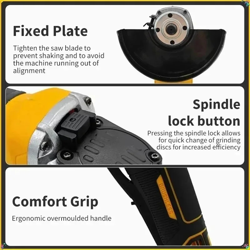 Vesmatity DCG406 ブラシレスアングルグライン - Brushless Angle Grinder Battery Powered のレビューと価格